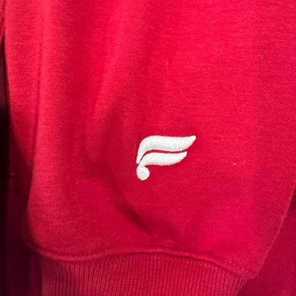 Fabletics Vibrant Red Turtleneck Sweatshirt - Picture 4 of 4